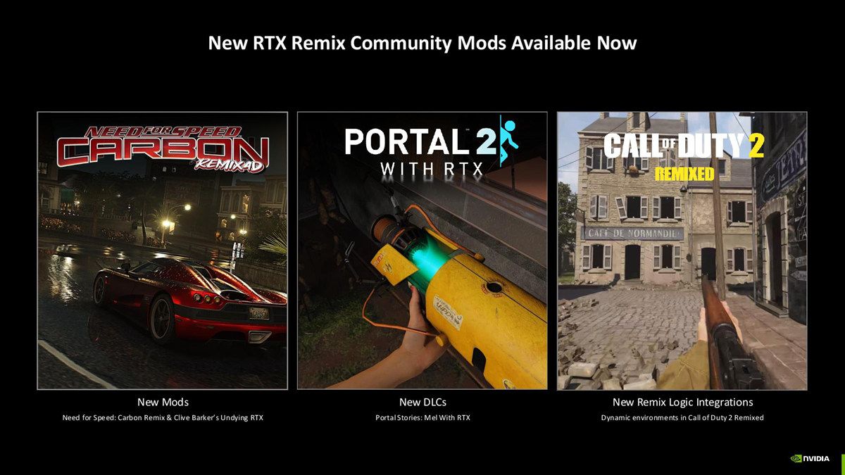 玩家社群藉RTX Remix讓經典遊戲重獲新生還新增DLC內容，RTX Remix將在4月新增近階粒子視覺效果