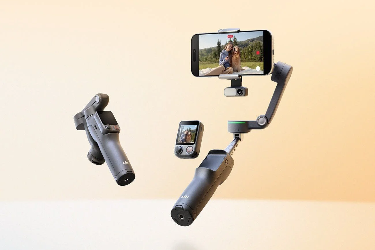 DJI Osmo Mobile 8P 首創帶螢幕遙控器解決自拍構圖痛點