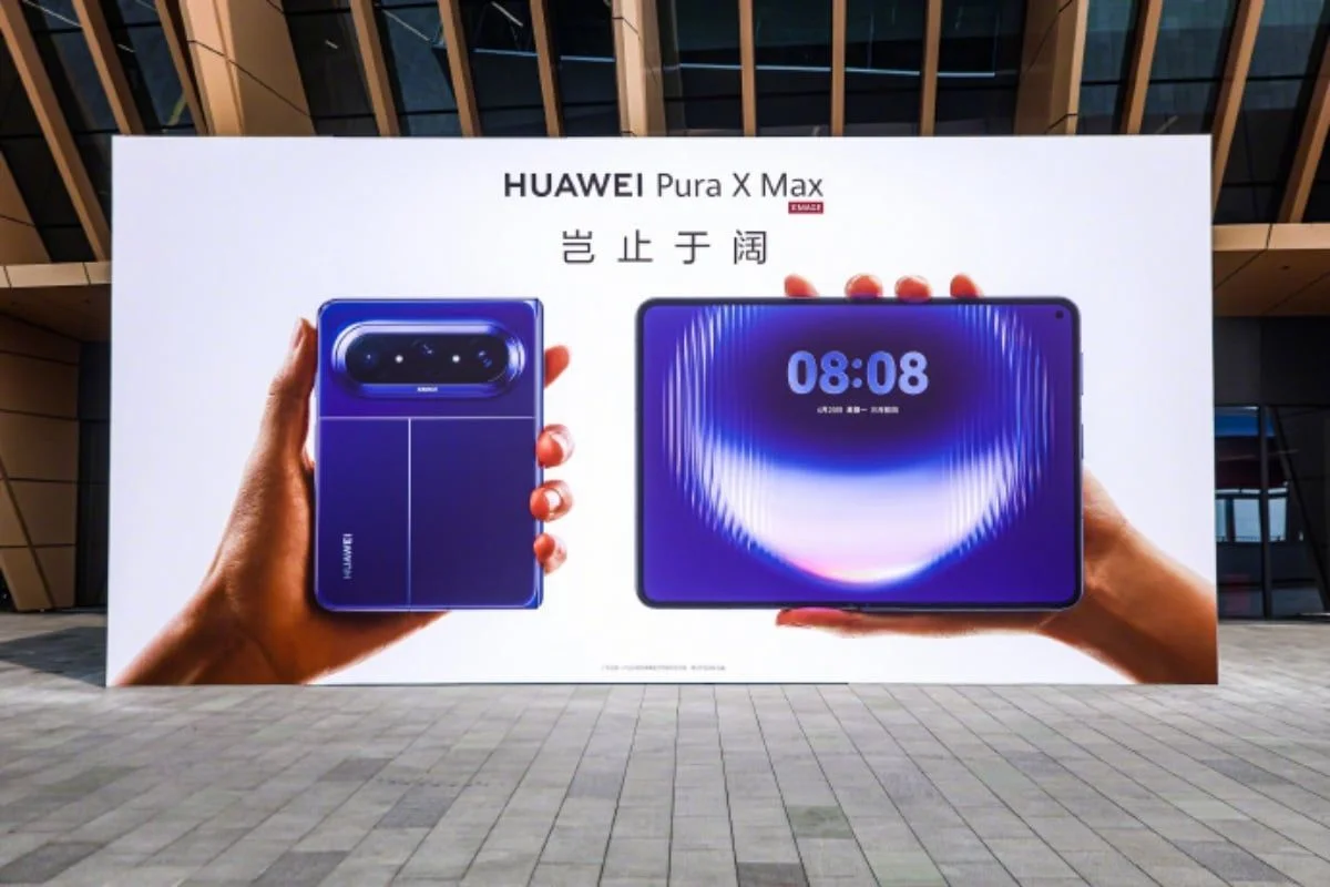 華為 Pura X Max 首創寬幅折疊手機展開成平板 折疊變掌機