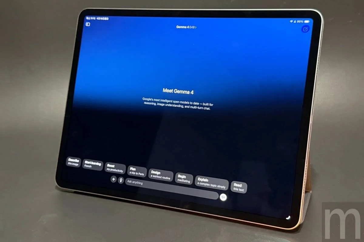 動手玩/換上M4處理器、直升12GB記憶體的13吋iPad Air,換上C1X晶片確立全自主設計與AI佈局