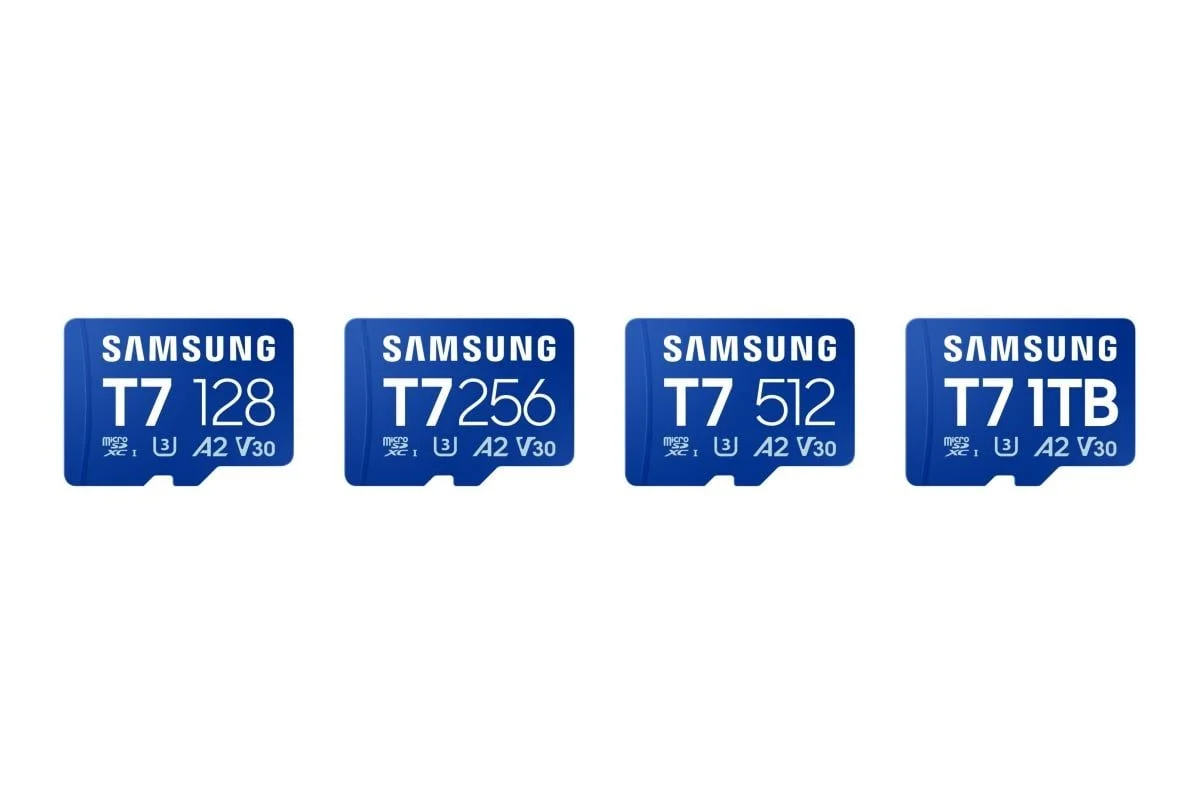 記憶卡也掛上「T」字號!三星推出全新T7 與 T9 microSD,統一可攜式儲存產品命名