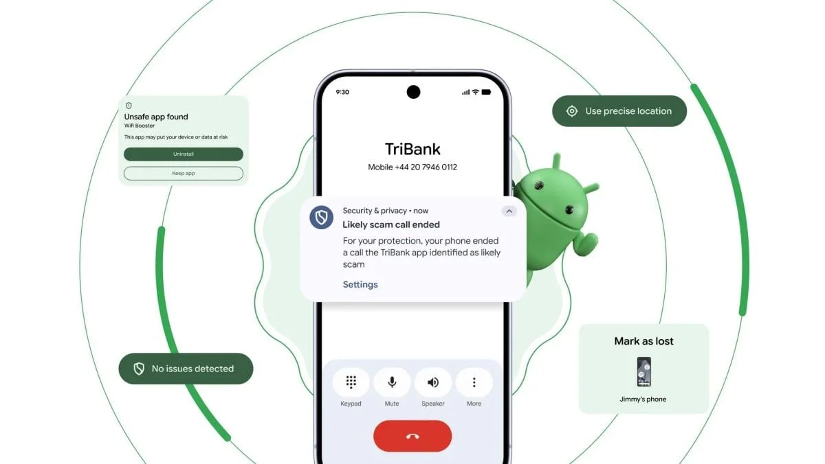 Android 17 導入端側 AI 防禦 自動掛斷詐騙電話防堵惡意 App