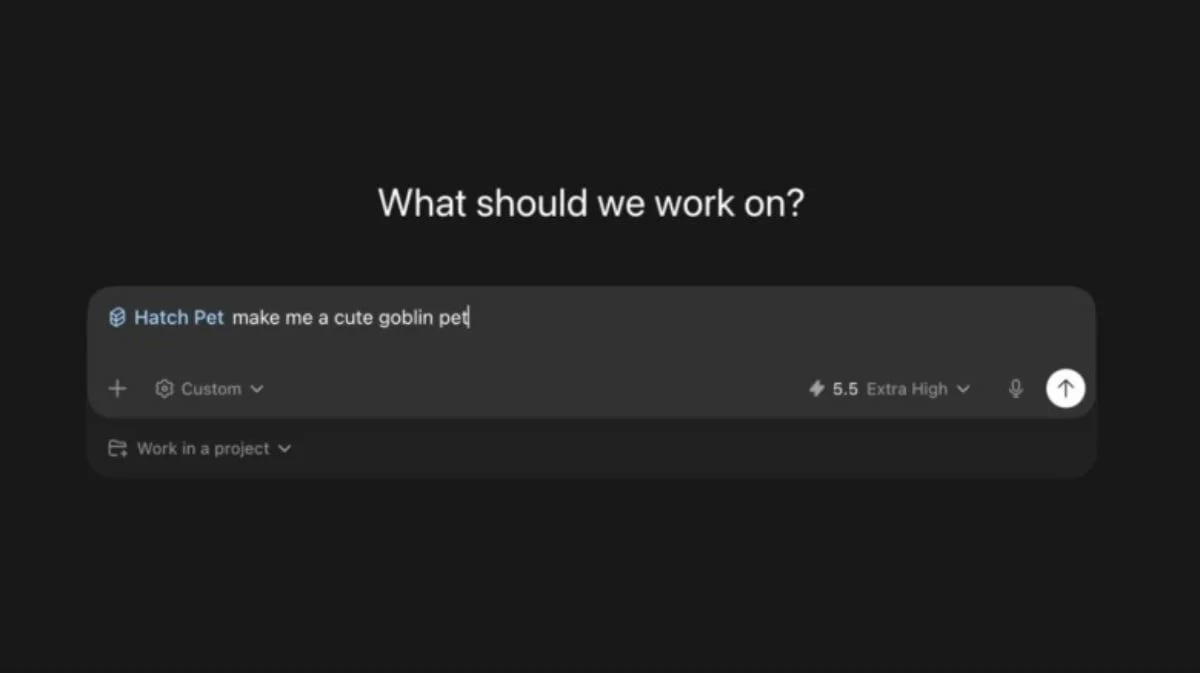 OpenAI 為 Codex 推虛擬寵物功能 化身 AI 工作進度提示器