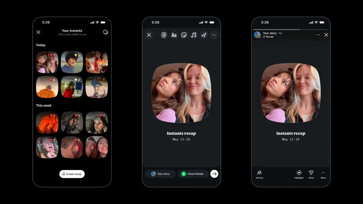 找回最初的隨拍分享樂趣?Instagram推出具備「閱後即焚」全新獨立App「Instants」