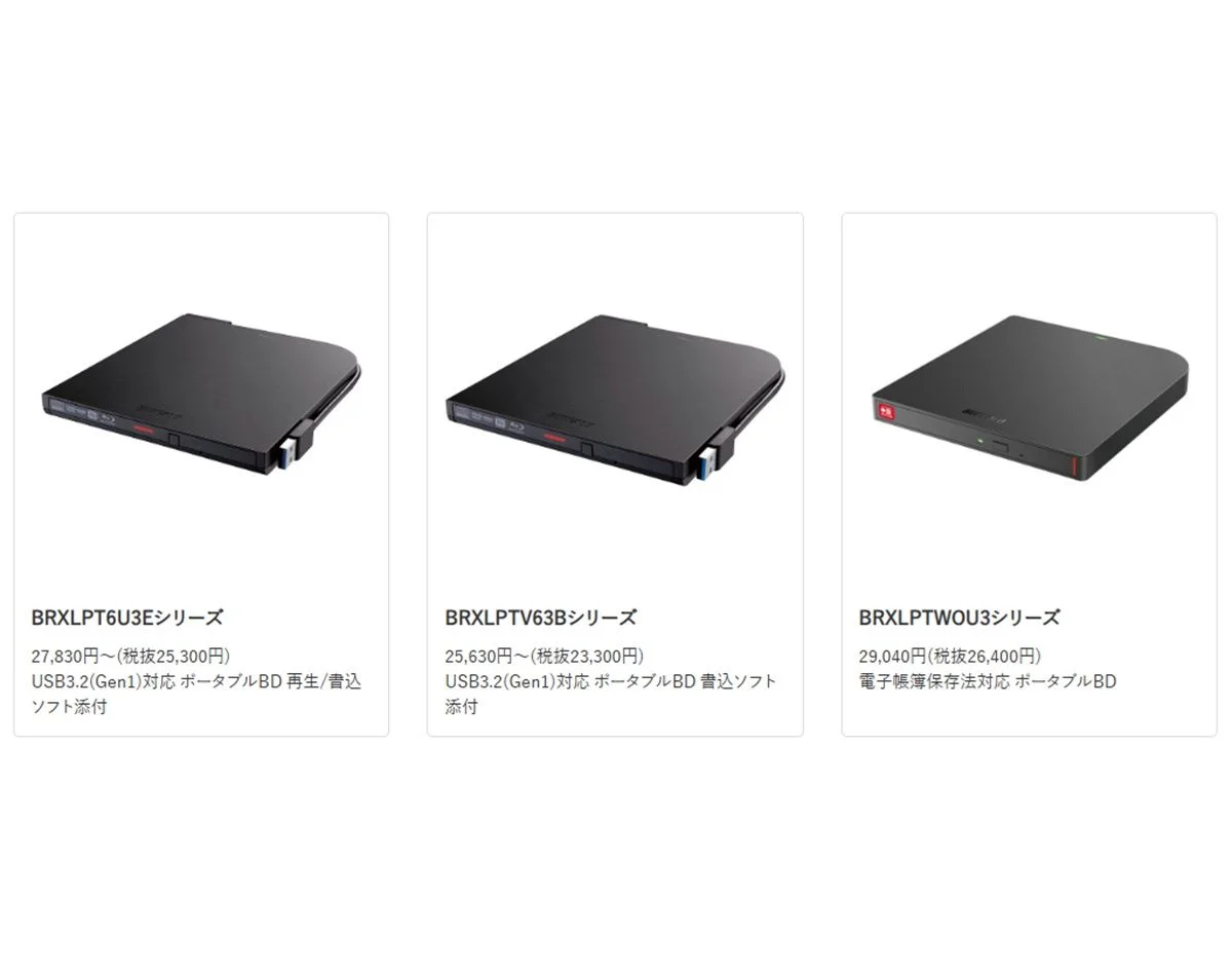 Buffalo宣布將再生產一批藍光光碟機，但售完為止且維持不再開發下一代產品規劃