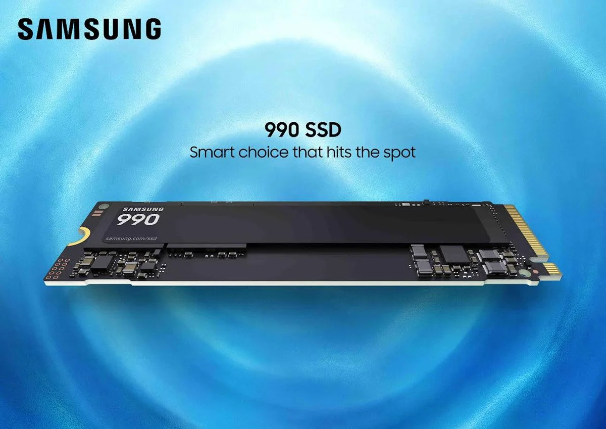 三星推出Samsung 990 SSD，順序讀取超7,000MB/s並比990 PRO提高38%能源效率