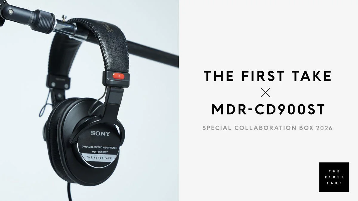 THE FIRST TAKE再推出MDR-CD900ST聯名限量組合，除了耳機改搭配Hydro