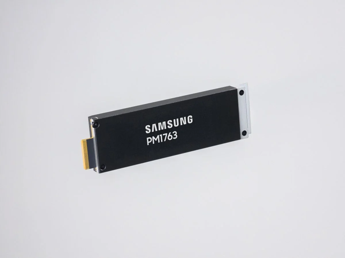三星量產AI基礎設施用PM1763 PCIe Gen 6企業級SSD，傳輸40GB大型語言模型僅1.4秒