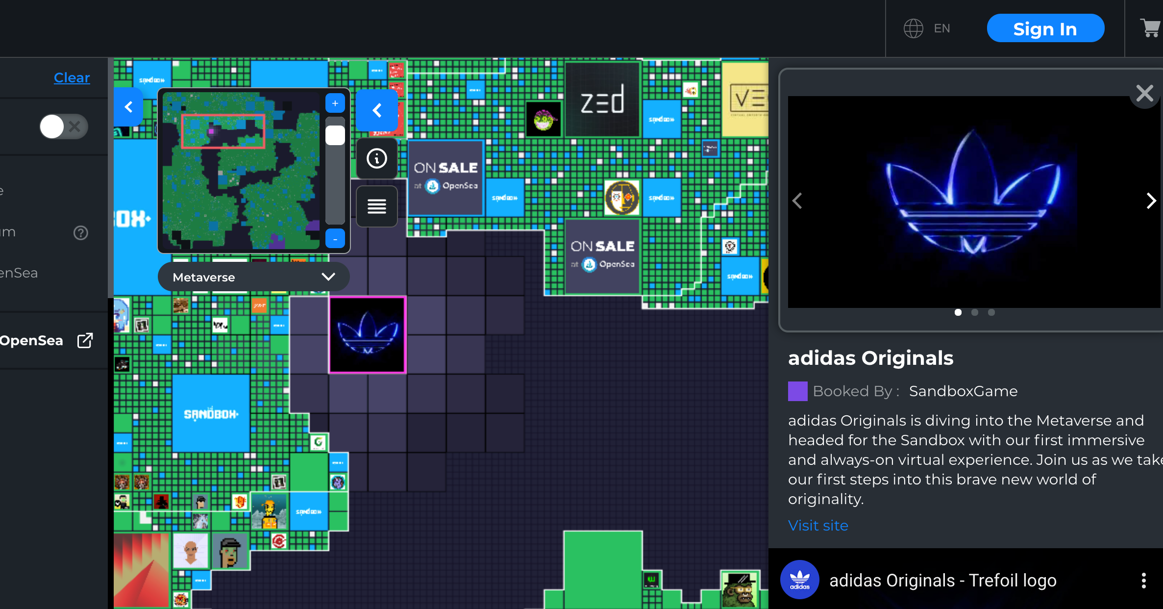 搶搭NFT 浪潮！愛迪達在The Sandbox 購置價值178 萬美元虛擬土地- INSIDE