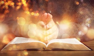 Praying bible spirituality human hand preacher religion