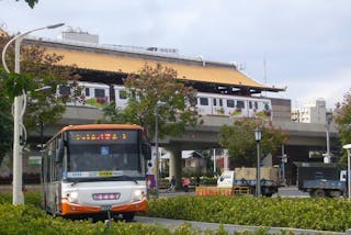 台北市 捷運與花博接駁公車 圓山站