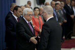Rami Hamdallah, Mahmoud Abbas