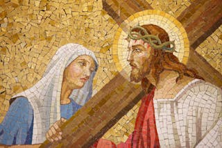 18 Jul 2008, Sydney, Australia --- Detail of Passion of Jesus Christ at Sacred Heart Church --- Image by © Pascal Deloche /Godong/Corbis