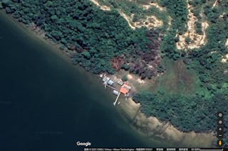 德國村（Kampong Bud Jalman）現址的衛星圖