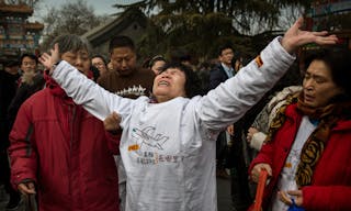 MH370中國失蹤乘客家屬。Photo Credit: GettyImages