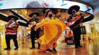 墨西哥街頭樂隊慶賀亡靈節 Mexican Mariachi Band Celebrates Day of the Dead