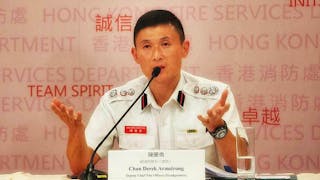 毛孟靜揭紀錄與解釋不符 消防記招未能釋疑 Press Con Fails to Ease Doubt on Fire Services 31 Aug Records