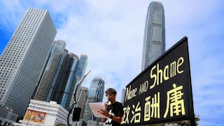 銀髪族中環集會 籲杜絕政治酬庸 Silver Haired Rally in Central Against Political Remuneration