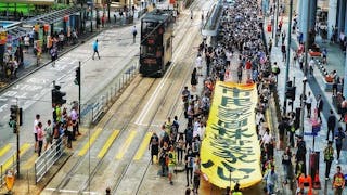 中環快閃遊行 抗議緊急法蒙面法  Flashmob March in Central to Protest Emergency Law Mask Ban