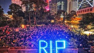 周梓樂追思集會 逼爆遮打花園 Alex Chow Memorial Meeting Floods Chater Garden