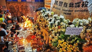 太子站重陽追思會 悼念反送中亡魂 Chung Yeung Memorial Service at Prince Edward Mourns Anti-extradition Deaths