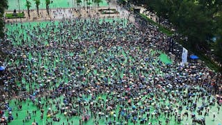 數萬人維園集會 警反對港島東遊行 Thousands Rally at Victoria Park after Eastern March Banned