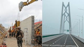 築圍牆與建大橋