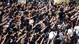 學生遊行的一天