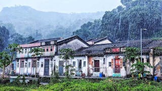 雨中鳳坑村 Fung Hang Village in the Rain