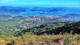 從馬鞍山昂平遠眺西貢海 Sai Kung Sea Viewed from Ngong Ping