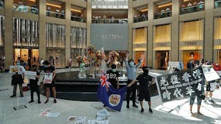 梁凌杰逝世11個月 中環悼念會 Mourning of Leung Ling-kit’s Death in Central 11 Months On