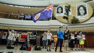 IFC 陳彥霖追悼會 無懼國安法 Mourning Chan Yin-lam at IFC Undaunted by National Security Law