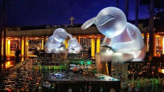 尖沙咀巨型低頭族月兔裝置 Giant Rabbit Lantern Installation in Tsimshatsui