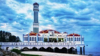 馬來西亞檳城水上清真寺 Penang Floating Mosque in Malaysia