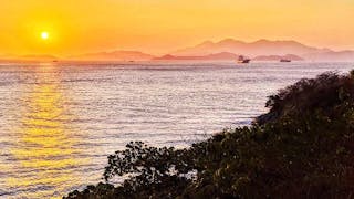 夕照東南丫海峽  Sunset at East Lamma Channel