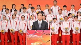 內地奧運健兒大匯演 李家超：體現中央對港關愛支持