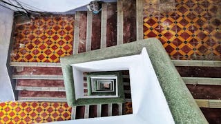 大坑唐樓的精美地磚和水磨石扶手 Exquisite Floor Tiles and Terrazzo Handrails of Tai Hang Tenement