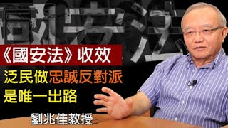 劉兆佳教授：《國安法》收效 泛民做忠誠反對派是唯一出路 《灼見政治》