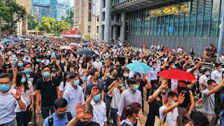 反《緊急法》大遊行 逼爆遮打及中環  Anti-Emergency Law March Flooded Chater Garden and Central