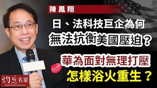 陳鳳翔：日、法科技巨企為何無法抗衡美國壓迫？ 華為面對無理打壓 怎樣浴火重生？