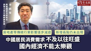 李稻葵看淡中國經濟前景 未來數年恐是改革開放最困難時期