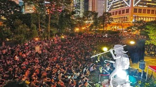 「反濫捕 抗威權」集會 逼爆遮打 “No Indiscriminate Arrests No Authoritarianism” Rally Floods Chater Garden