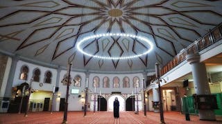 馬來西亞檳城水上清真寺內 Inside Penang Floating Mosque Malaysia