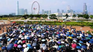 數千中學生集會 無懼高温反修例 Thousands of Students Rally Against Extradition Undaunted by Scorching Heat