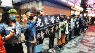 全港人鏈再現 除夕夜燃亮尖沙咀 Hong Kong-wide Human Chain Again on New Year’s Eve Lit-up Tsimshatsui