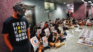 7.21恐襲三個月 全港各區港鐵站集會抗議 Rallies at MTR Stations 3 Months After Terror Attack of 21 July