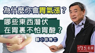 顧小培博士：為什麼你會胃氣漲？哪些東西潛伏在胃裏不怕胃酸？