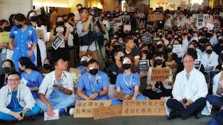 12醫院集會抗警暴 何柏良要林鄭「找數」 12 Hospitals Rally Against Police Brutality – Ho Pak-leung After Carrie Lam’s Pledge