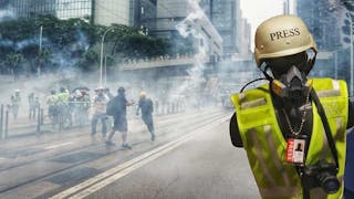 「香港人製造」前線示威者模型 推出記者版感謝付出 Frontline Reporter Figure “Made by Hong Kong People”