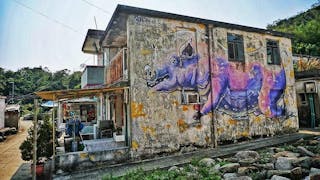 南丫島的大型壁畫 Mural on Lamma